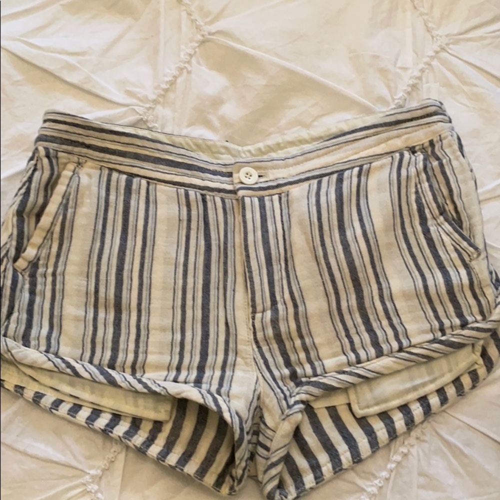 Free People striped shorts